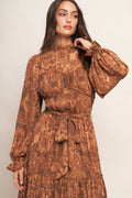 NOMAD'S WHISPER WOVEN MAXI DRESS