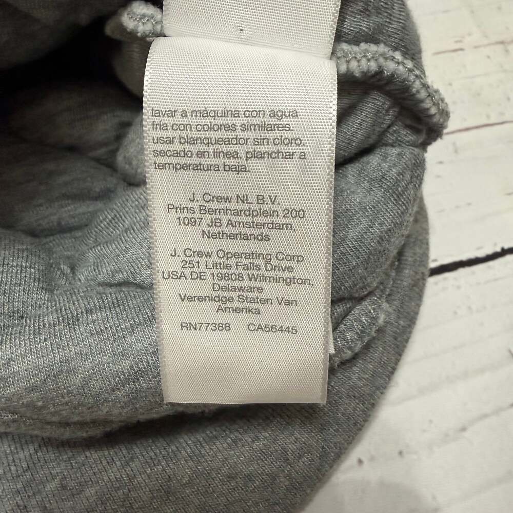 Madewell Quilted Crewneck Sweatshirt in Heather Gray