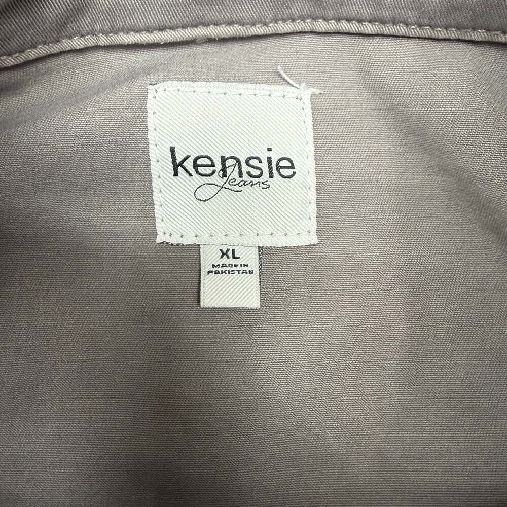 Kensie Jacket Grey Military Style Size XL