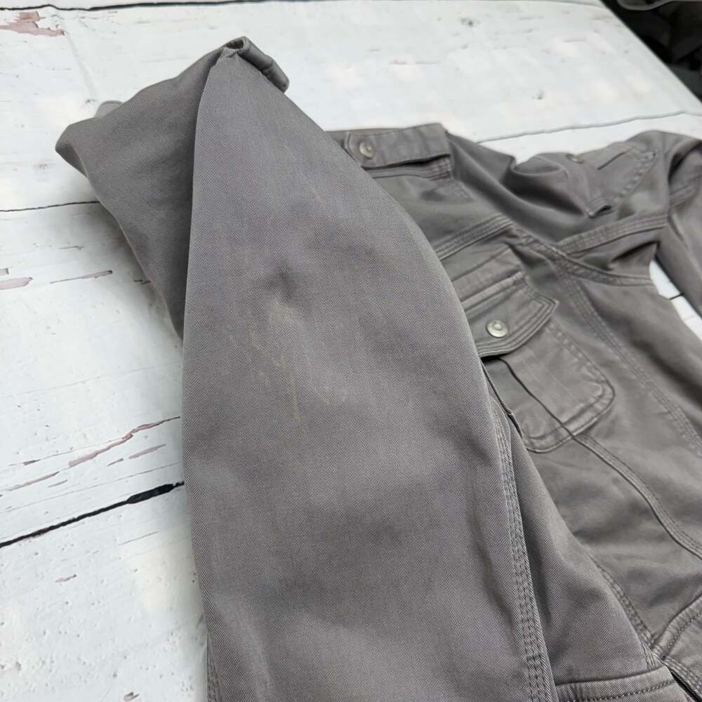Kensie Jacket Grey Military Style Size XL