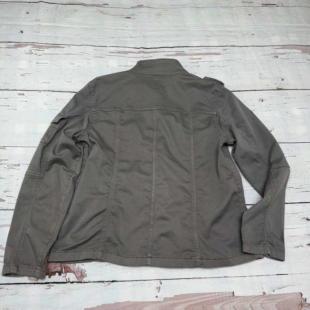 Kensie Jacket Grey Military Style Size XL