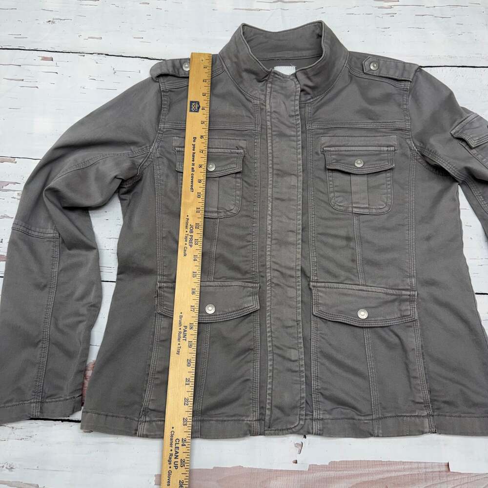 Kensie Jacket Grey Military Style Size XL