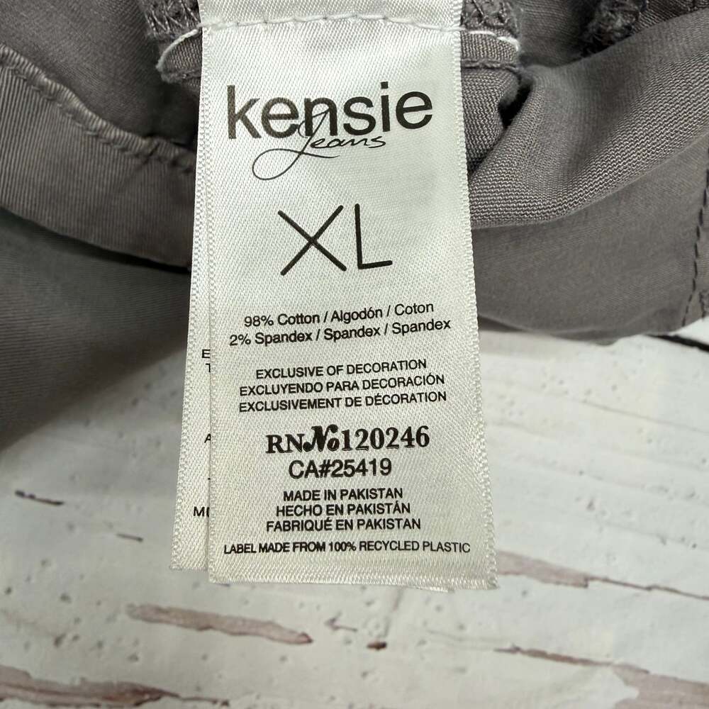 Kensie Jacket Grey Military Style Size XL