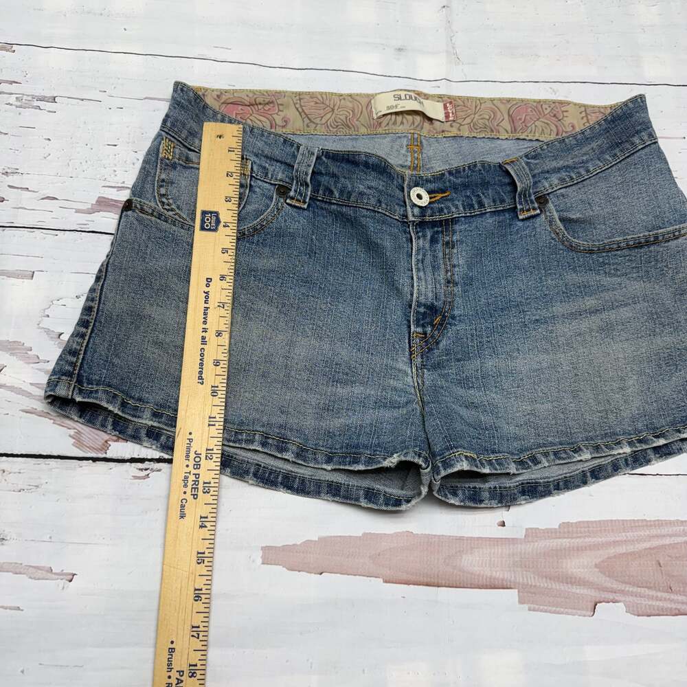 Levi’s SLØUCH Y2K Low Rise Denim Shorts Vintage 2000s