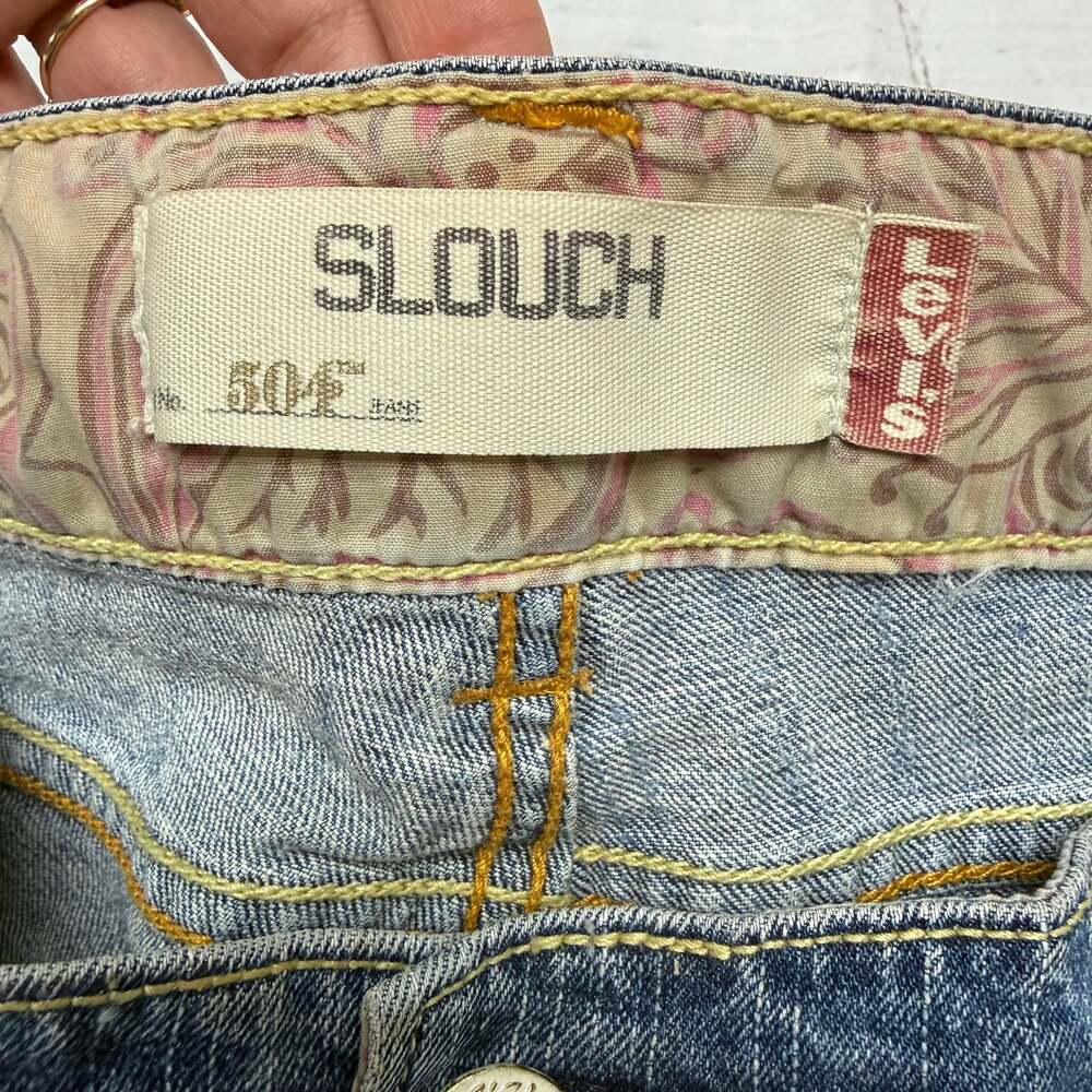 Levi’s SLØUCH Y2K Low Rise Denim Shorts Vintage 2000s