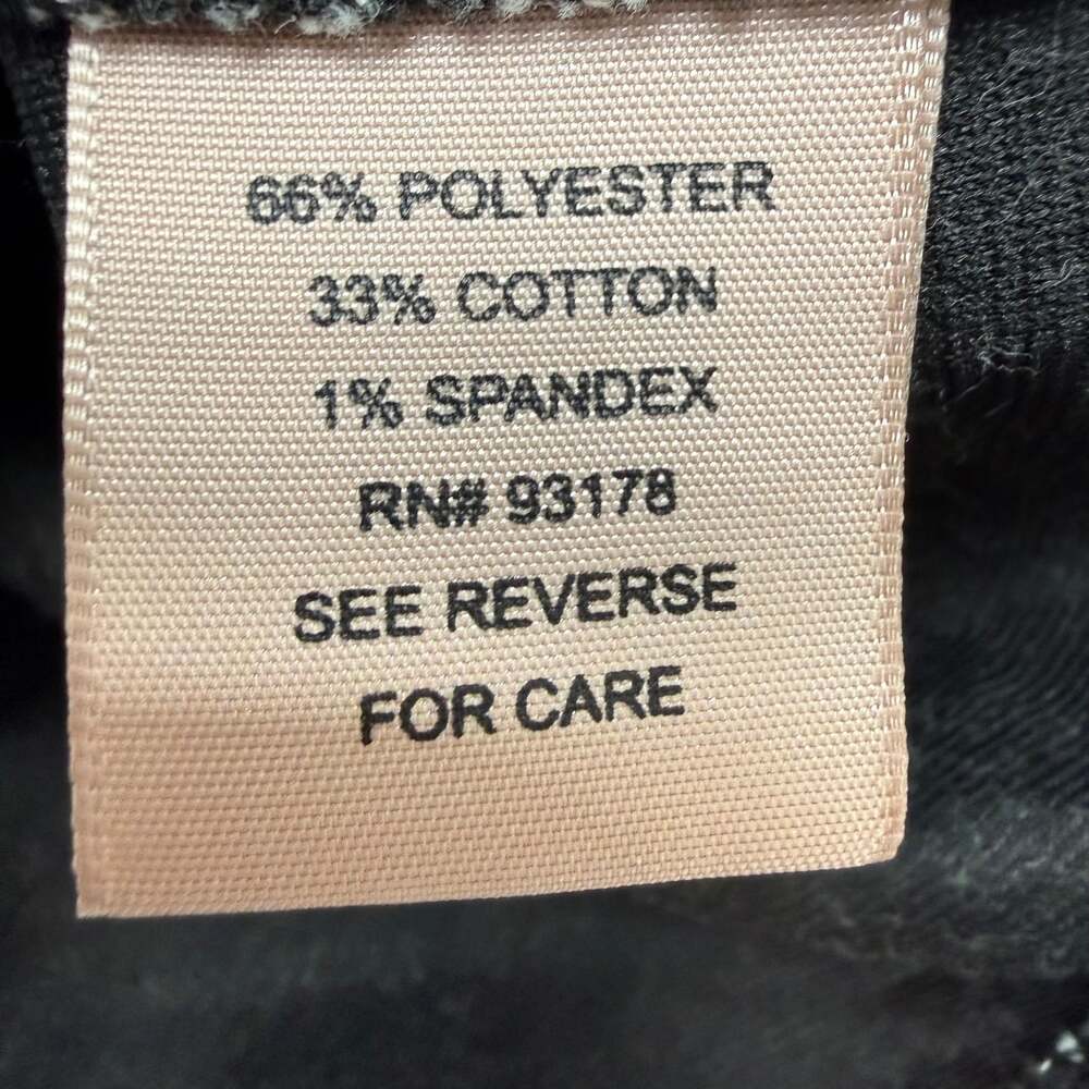 Philosophy Black & White Patterned High Rise Stretchy Pull On Knee Length Skirt