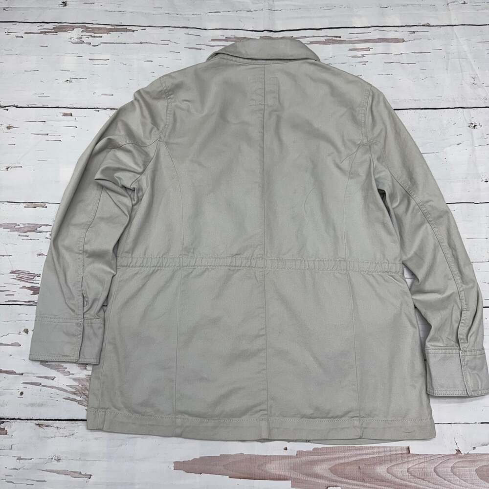 Gap Utility Jacket Grey Crystal Cotton Field Jacket Women’s L