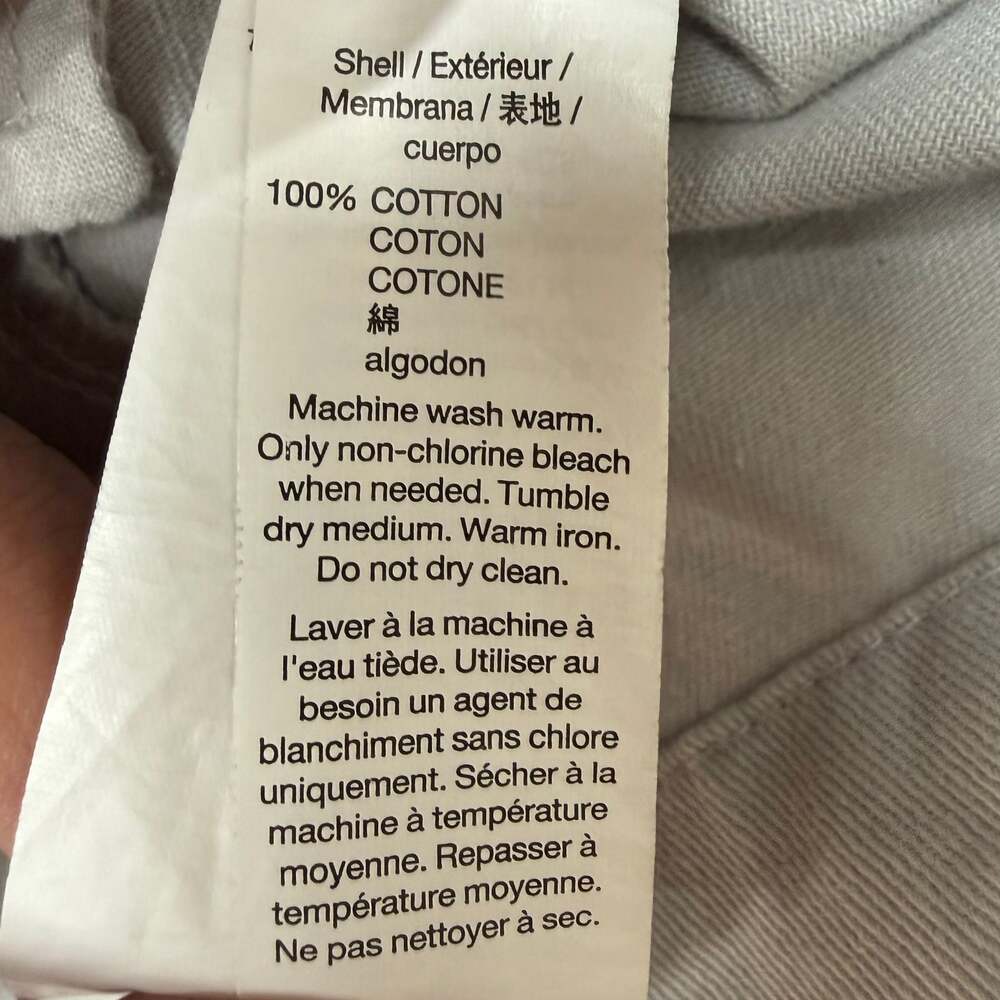 Gap Utility Jacket Grey Crystal Cotton Field Jacket Women’s L