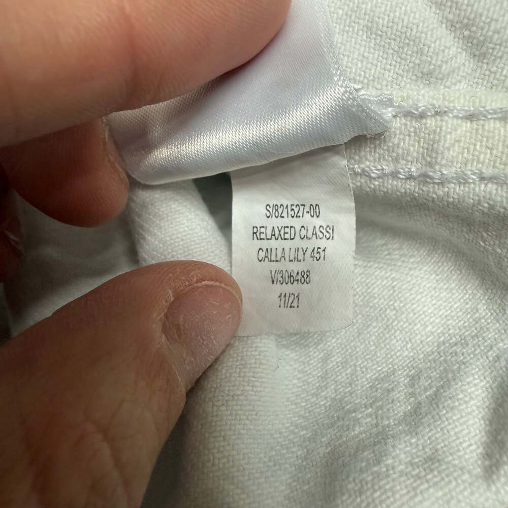 Old Navy Relaxed Classic White Denim Jacket XL