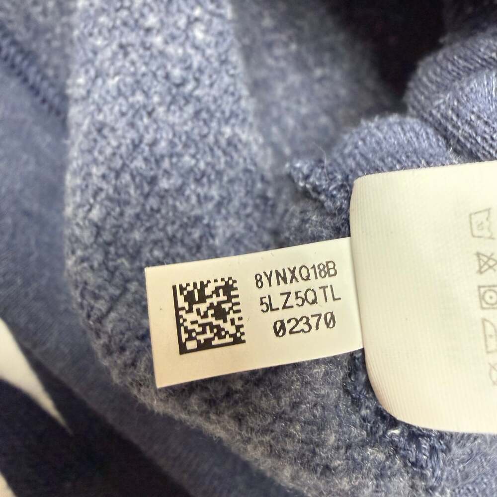 Aerie Women Solid Long Sleeve Hoodie, Slate Blue Clinch Waist Size XL