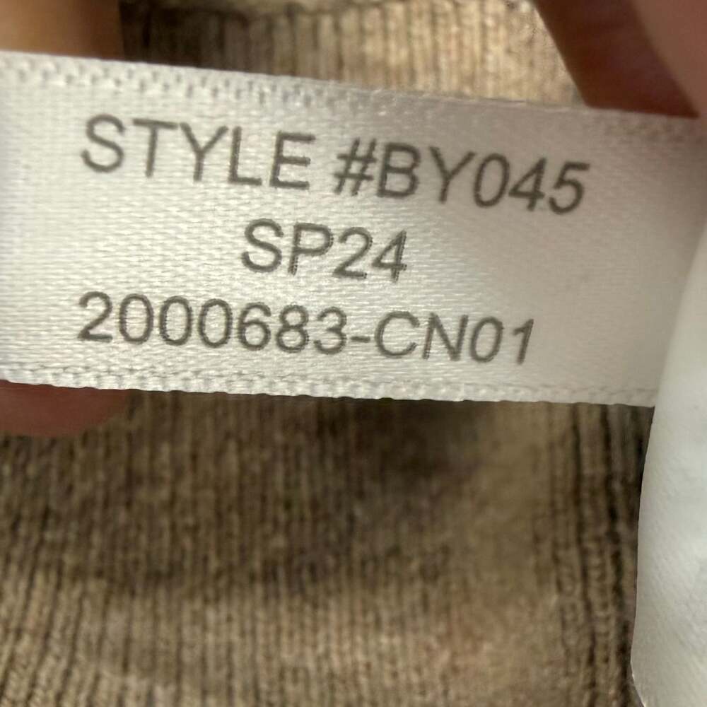 J.Crew Factory Johnny Collar Sweater in Tan/Heather Brown, Women's Size XL