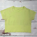OFFLINE By Aerie Sidewalk Seamless Cropped T-Shirt Neon Lime Size L