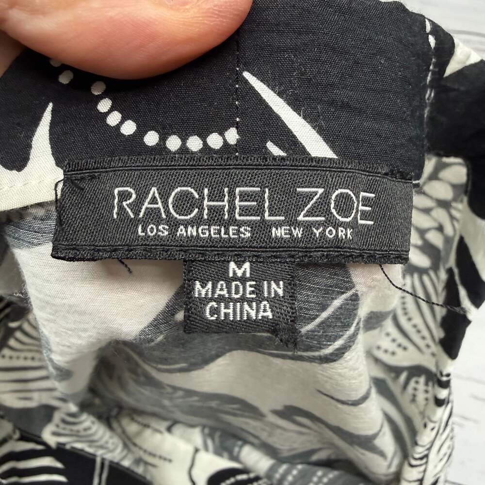 Rachel Zoe Black and White Floral Dress Size M – 3/4 Sleeve