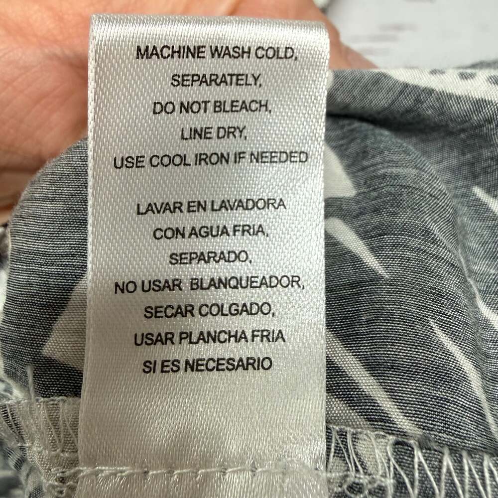 Rachel Zoe Black and White Floral Dress Size M – 3/4 Sleeve