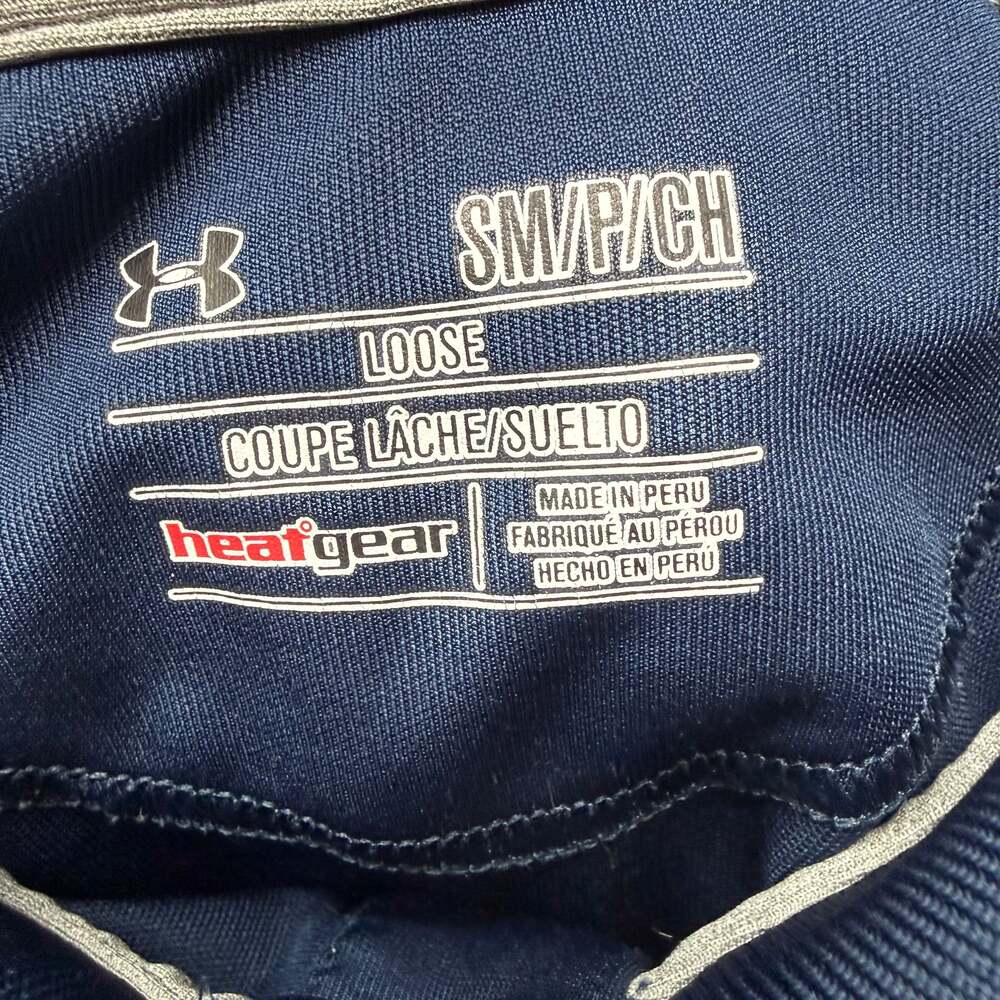 Under Armour Men's HeatGear Loose Performance Golf Polo Shirt Navy Blue Small