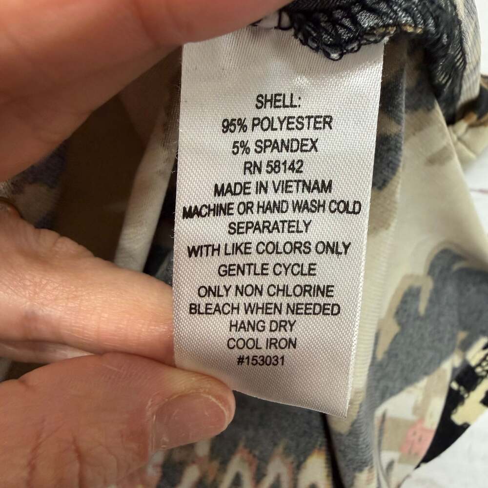 London Style Collection Boho Tribal Maxi Dress Halter Size M