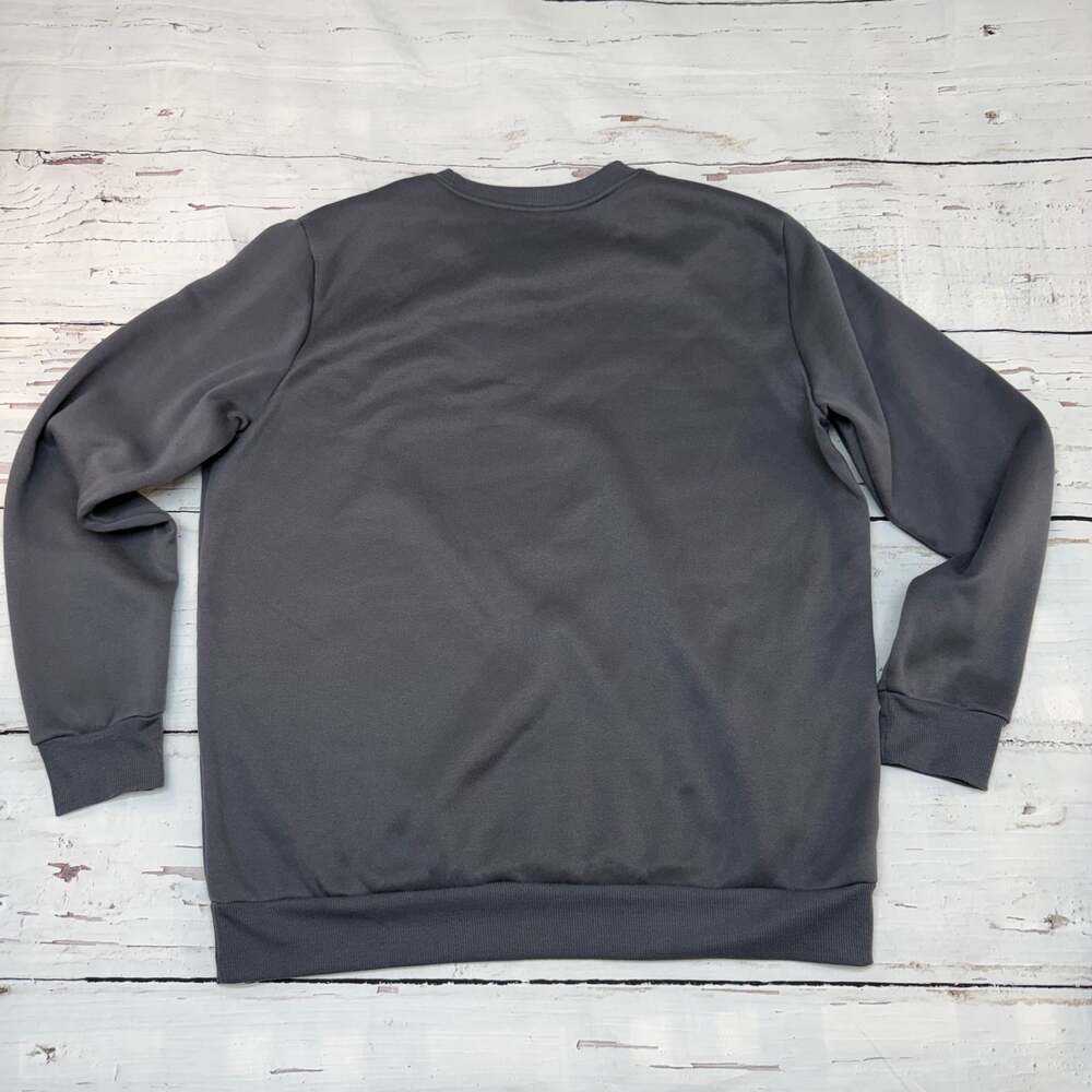 Silly Goose Women's Gray Fleece Crewneck Sweatshirt Size L