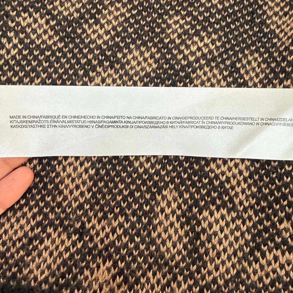 MinkPink Wild Thing Cardigan Black & Tan Leopard Print